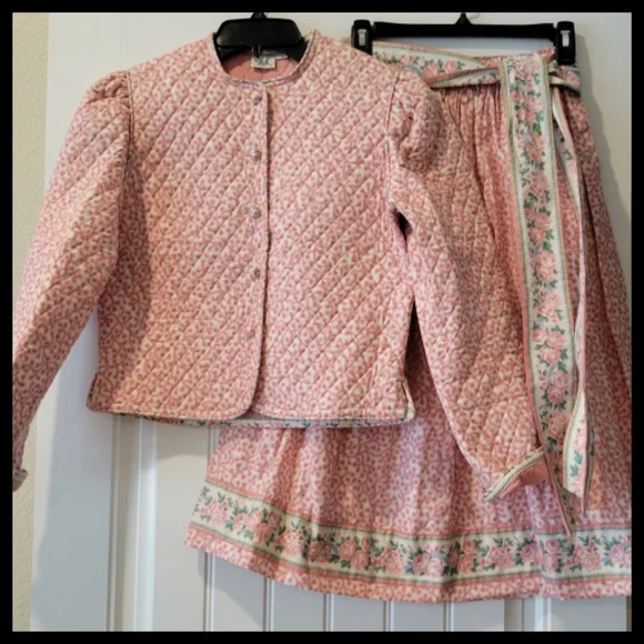 Vintage Vera Bradley Quilted Top & skirt - Picture 4 of 10